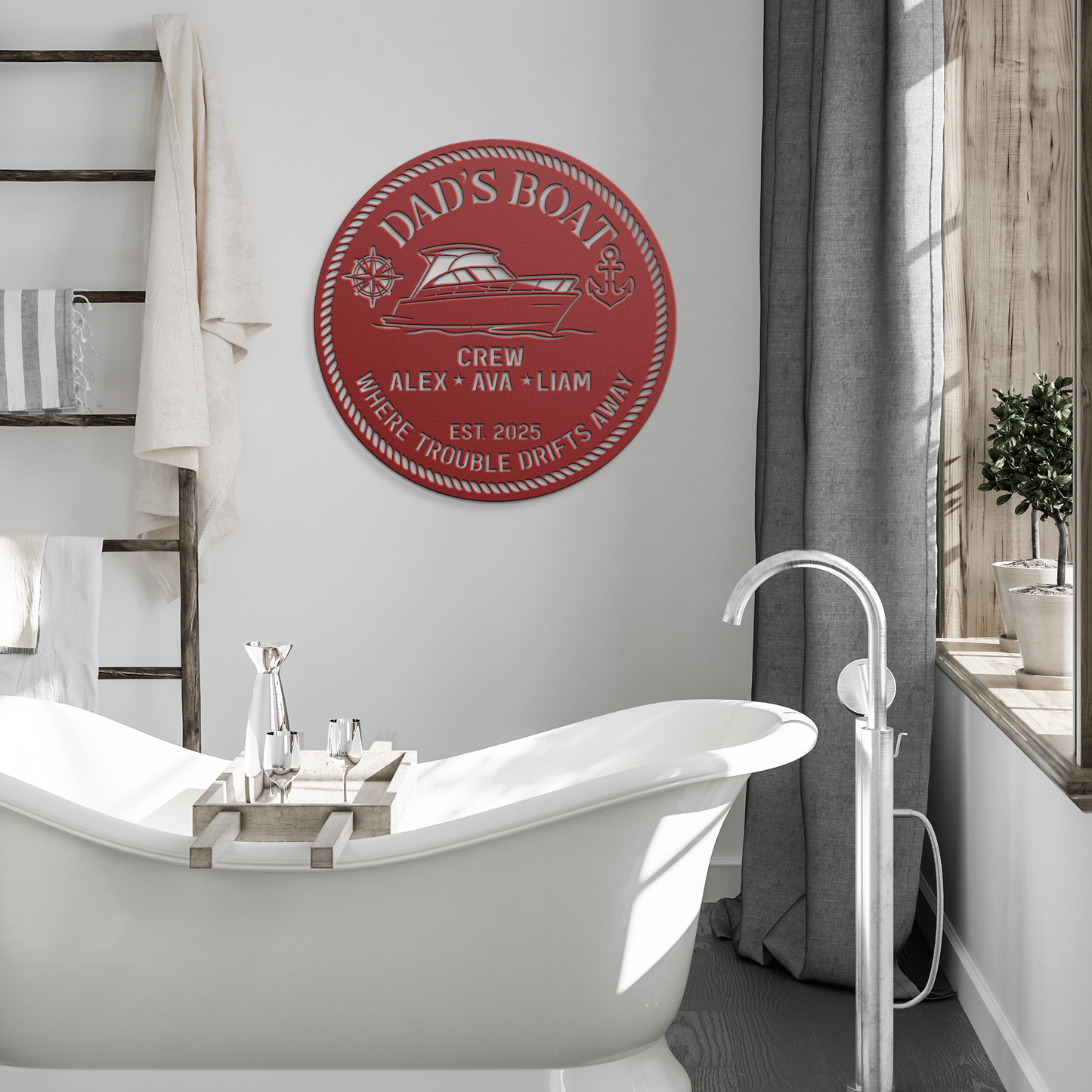 Dads_Boat_Metal_Sign_Red_Modern_Bathroom_Mockup.png