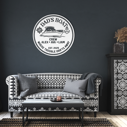Dads_Boat_Metal_Sign_White_Dark_Living_Room_Mockup.png
