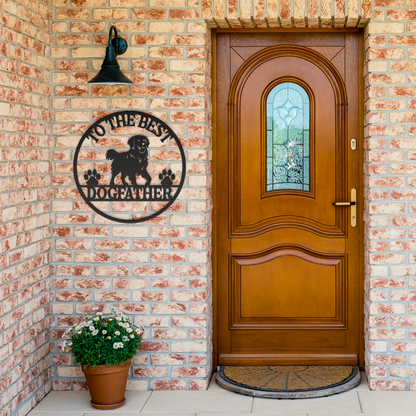 Dog_Father_Metal_Sign_Black_Brick_Entrance_Mockup.png