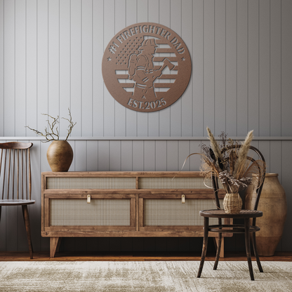Fire_Fighter_Metal_Sign_Copper_Rustic_Hallway_Mockup.png