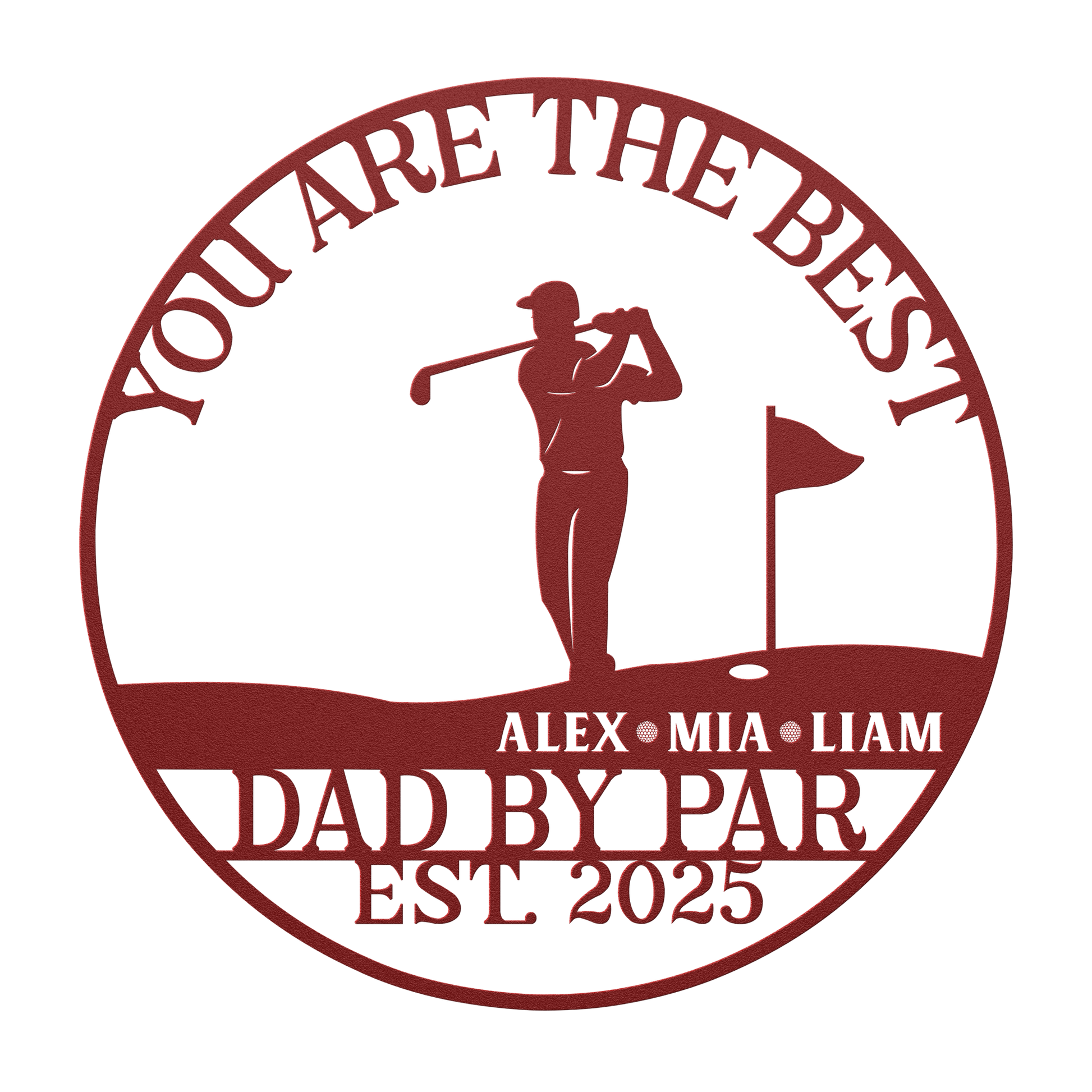Gold_Dad_Metal_Sign_Red_Transparent_Mockup.png