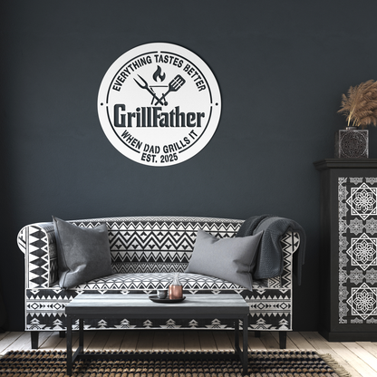 Grill_Father_Metal_Sign_White_Dark_Living_Room_Mockup.png